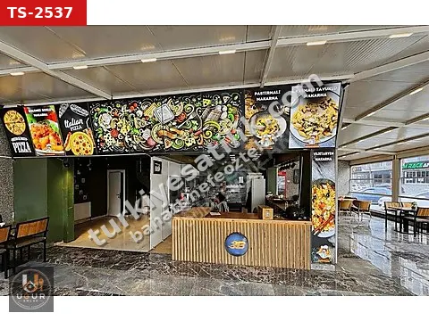 Uğur Emlak'tan Kurulu Sistem Kiralık Pizza&Makarna Dükkanı